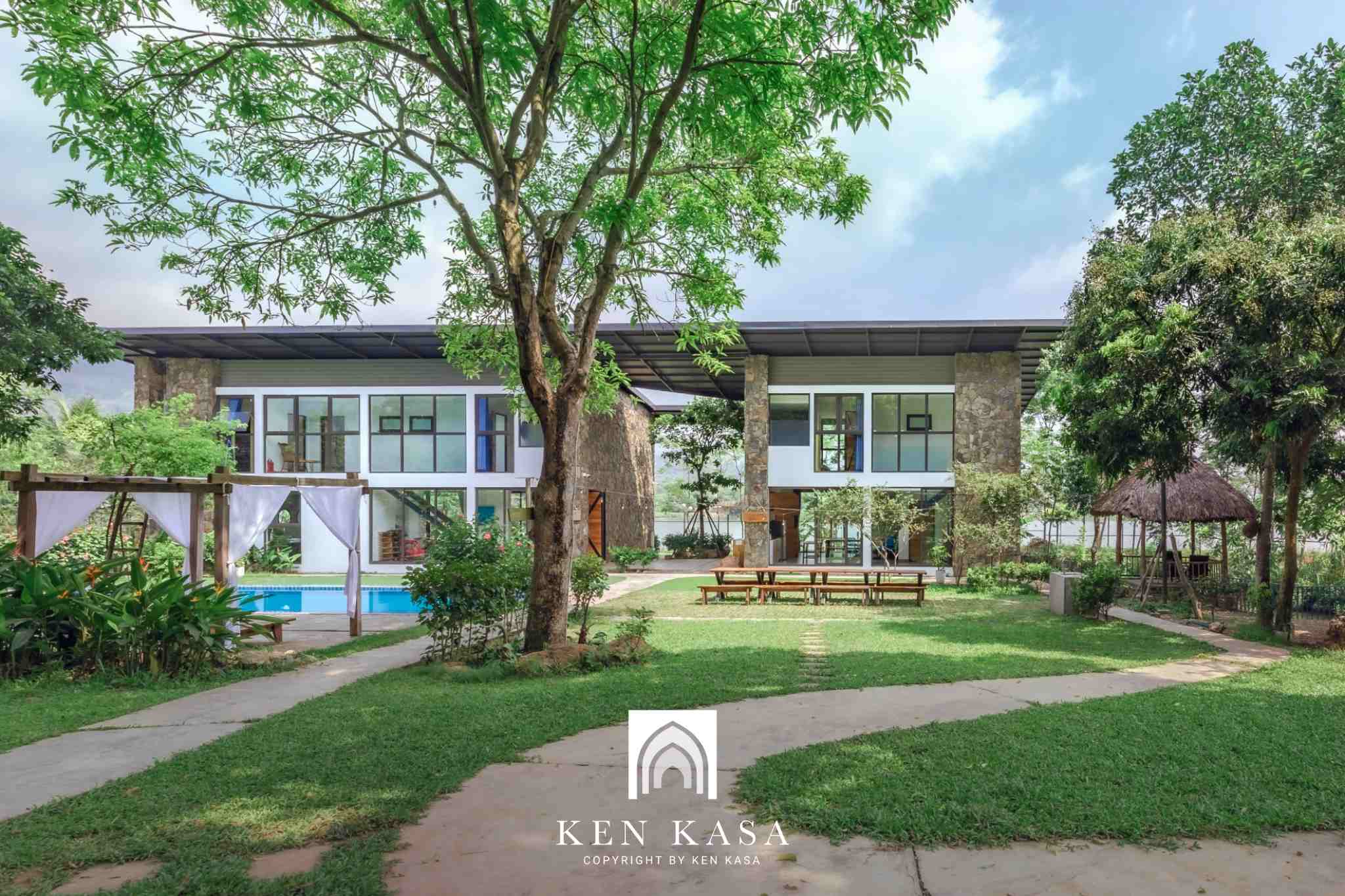 Mẫu nh&agrave; homestay phong c&aacute;ch hiện đại An Vui Lodge Cottage 